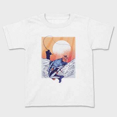 Детска Тениска, Fisherman Fish