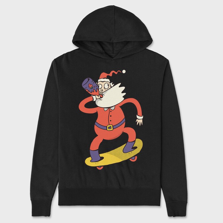 Skating Santa Juice, Унисекс Мъжко Суичър