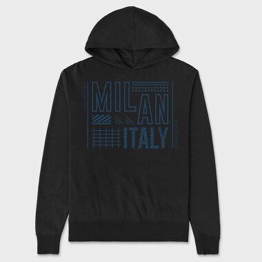 Milan, Unisex Men's Hoodie