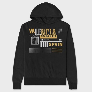 Valencia, Unisex Men's Hoodie