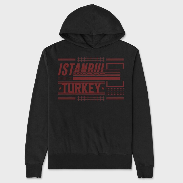 Istanbul, Unisex Men's Hoodie