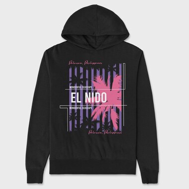 El Nido, Unisex Men's Hoodie