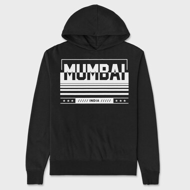 Mumbai, Unisex Men's Hoodie