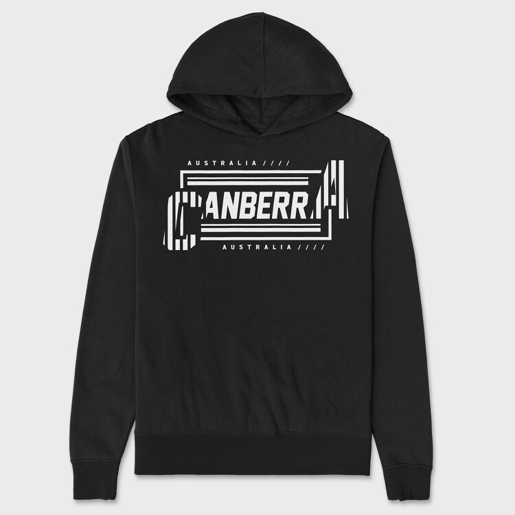 Canberra, Unisex Men's Hoodie