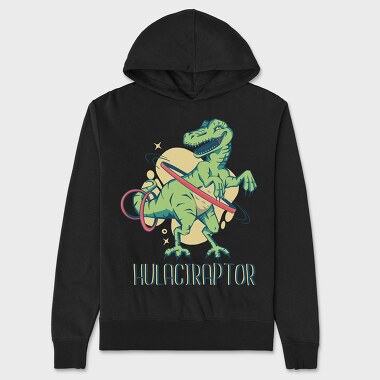 Velociraptor Hula Hoop, Unisex Men's Hoodie