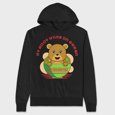My Body Runs on Ramen, Unisex Men's Hoodie