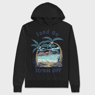 Sand on Stress Off, Унисекс Мъжко Суичър