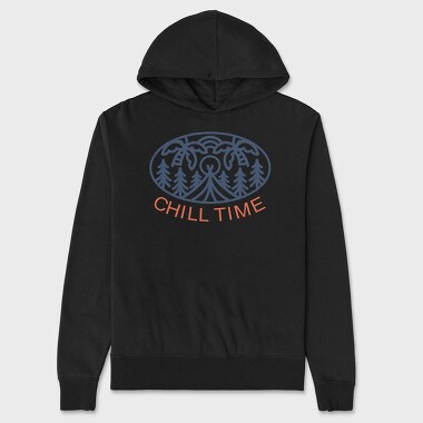Chill Time, Unisex Men's Hoodie