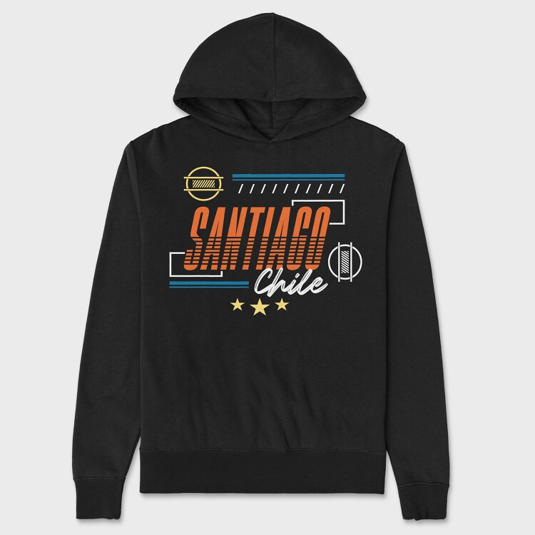 Santiago, Unisex Men's Hoodie