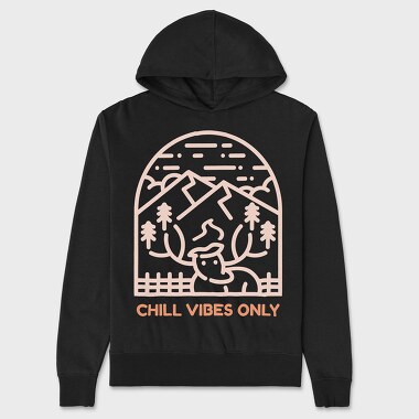 Chill Vibes Only, Unisex Men's Hoodie