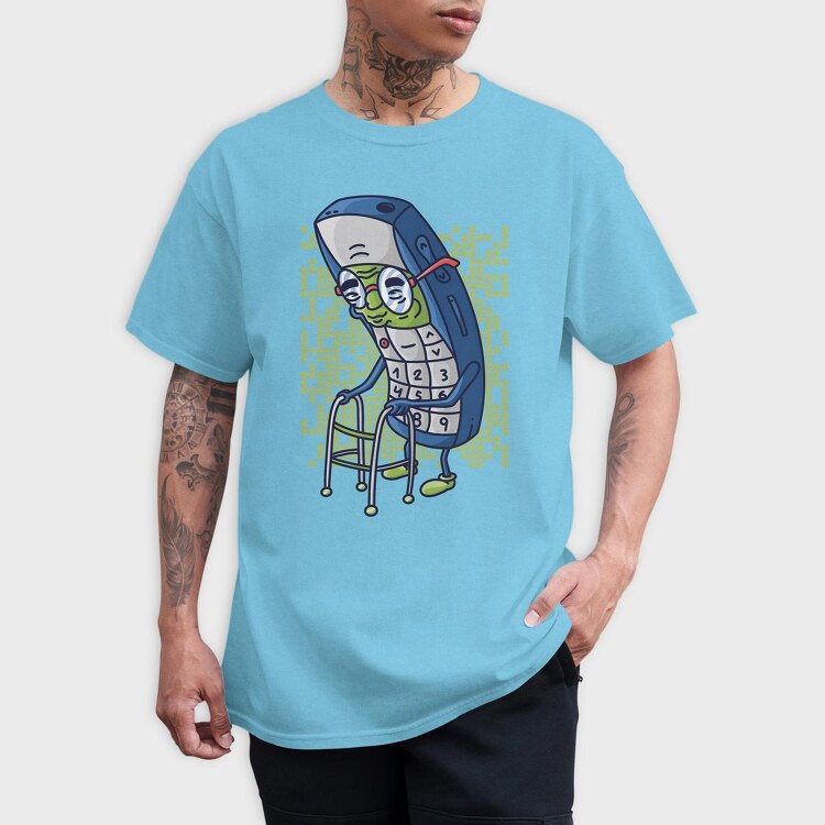 Robot Skater, Unisex Men's T-Shirt