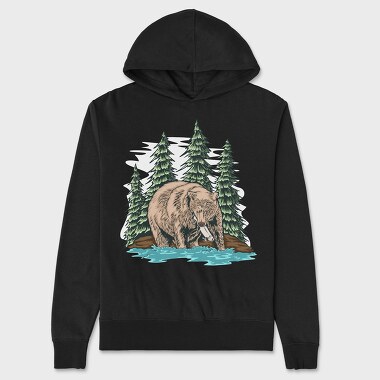 Wild Life, Unisex Men's Hoodie