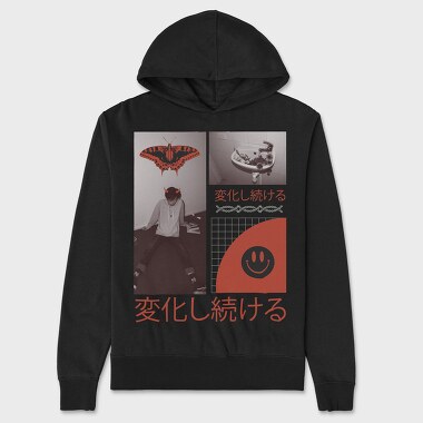 Anime Japanese 8, Unisex Men's Hoodie