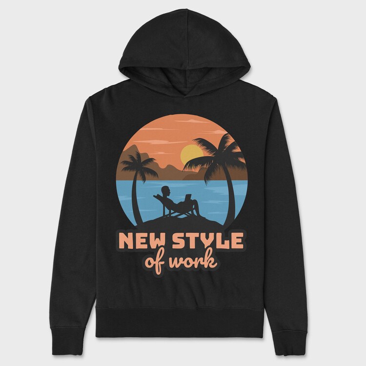 New Style of Work, Unisex Men's Hoodie