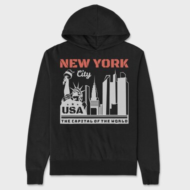 New York 2, Unisex Men's Hoodie