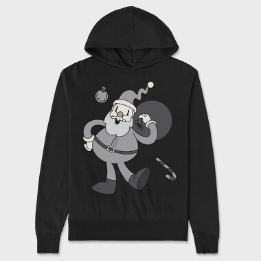 Christmas Santa Retro, Unisex Men's Hoodie