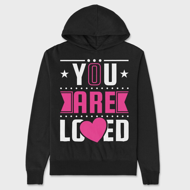 You Are Loved, Unisex Men's Hoodie