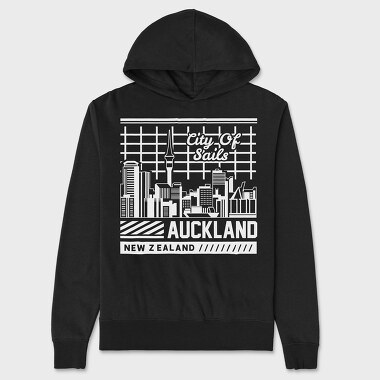 Auckland, Unisex Men's Hoodie