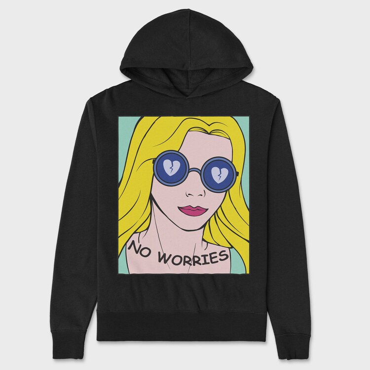 No Worries, Unisex Men's Hoodie