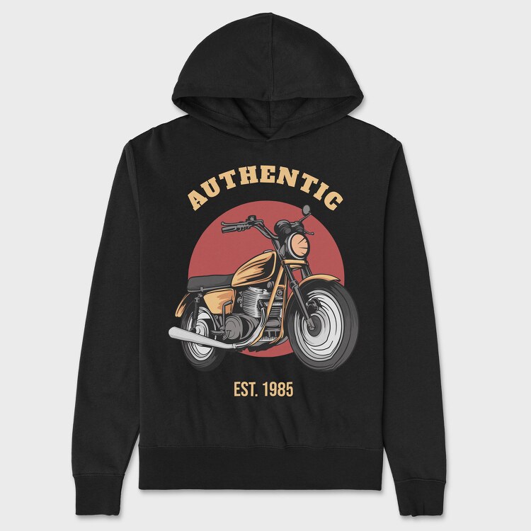 Authentic, Unisex Men's Hoodie