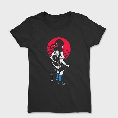 Women's T-Shirt, Crimson X