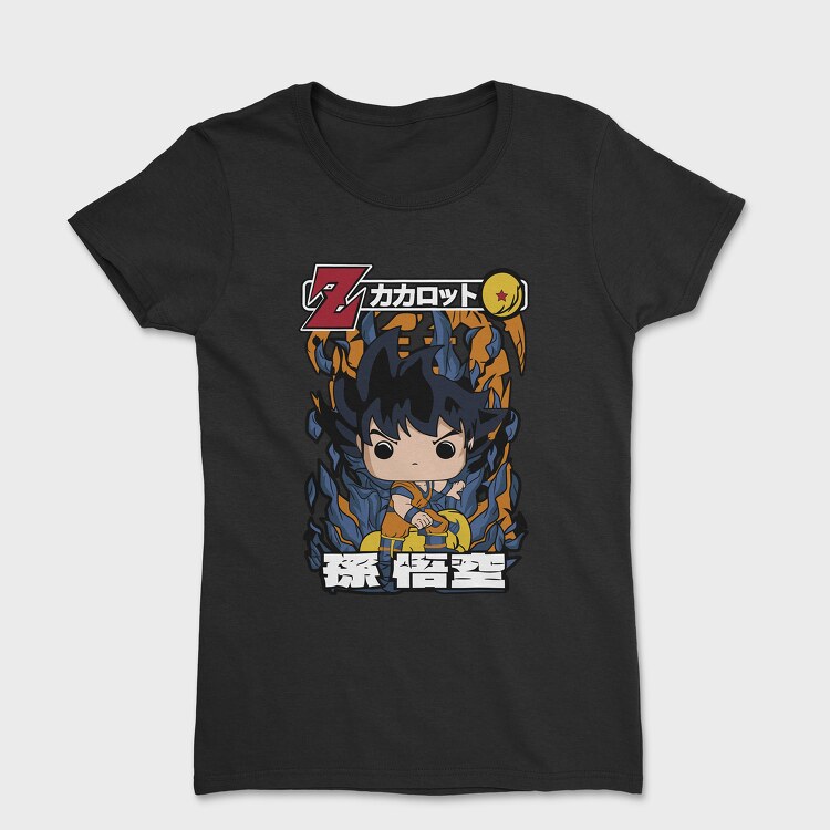 Funko Anime Dragon Ball Son Goku, Дамска Тениска