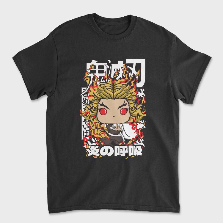 Funko Demon Slayer Kyojuro Rengoku, Unisex Men's T-Shirt