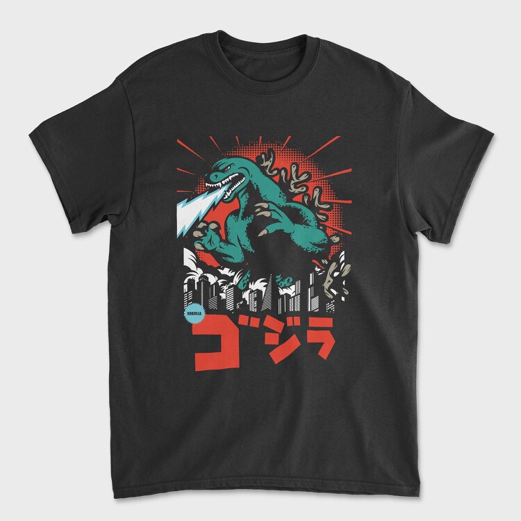 Godzilla, Унисекс Мъжка Тениска