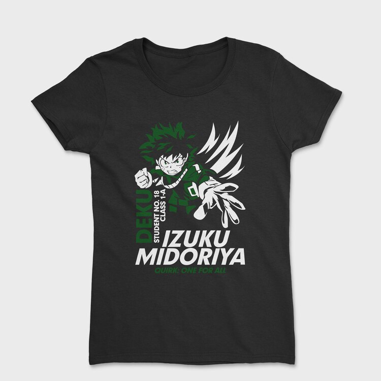 Izuku Midoriya, Women's T-Shirt