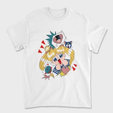 Sailor Moon 20, Унисекс Мъжка Тениска