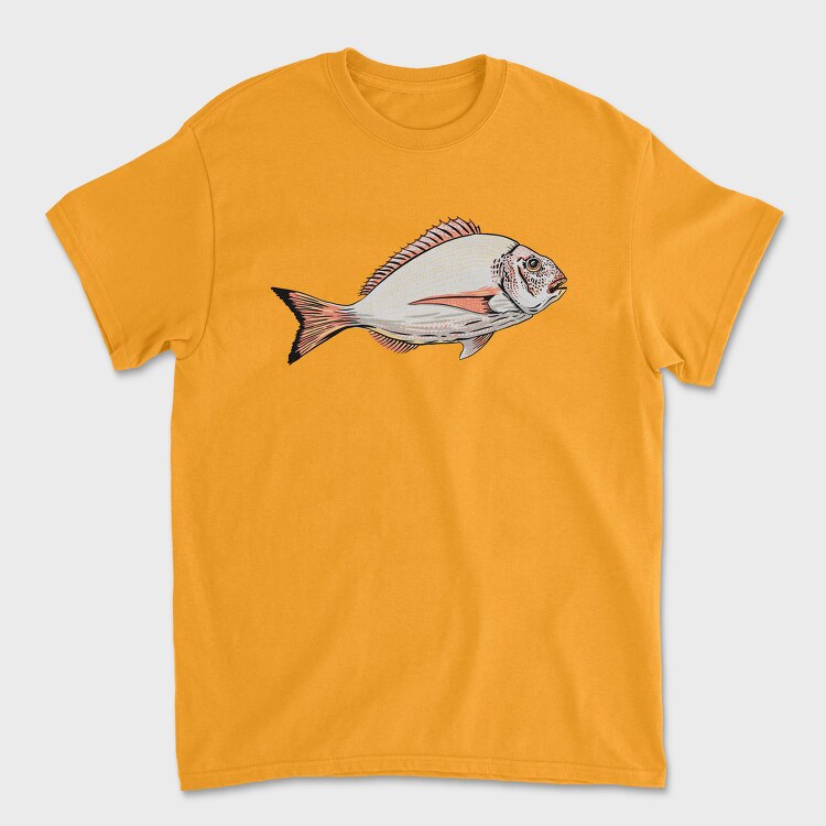 Fish Golden, Унисекс Мъжка Тениска