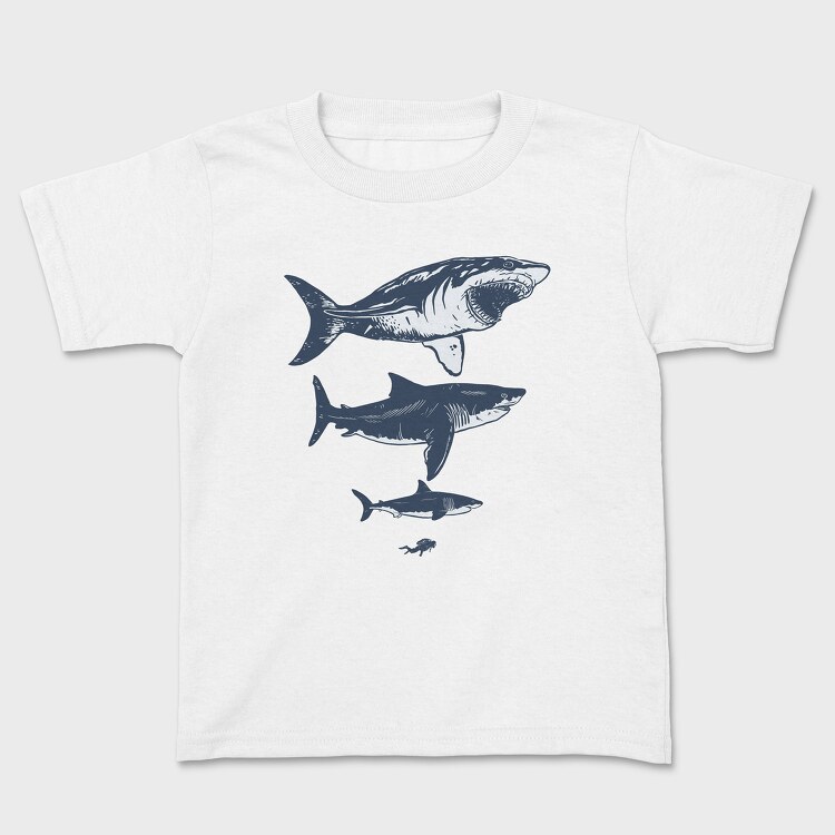 Megalodon Sizes, Детска Тениска