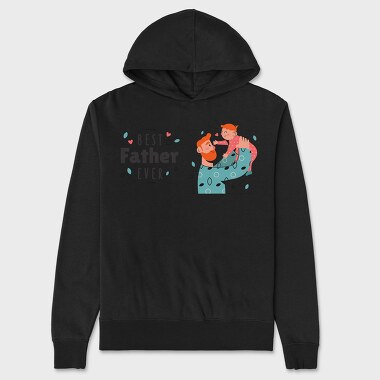 Illustration Fatherday, Unisex Men's Hoodie
