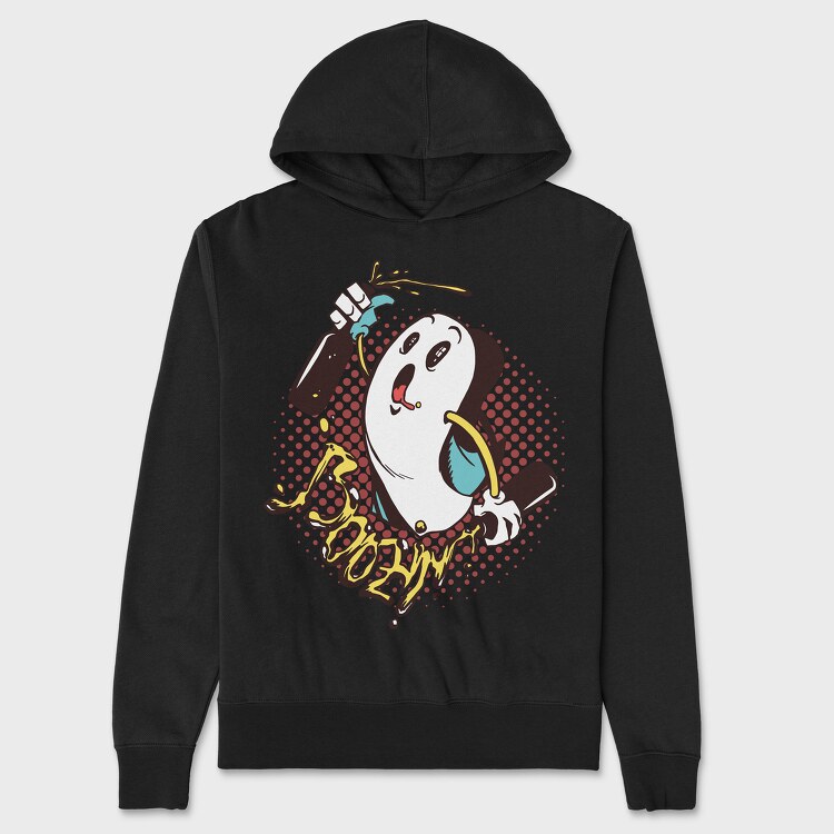 Boozin Ghost, Унисекс Мъжко Суичър