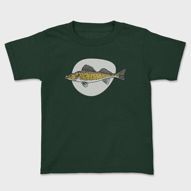 Walleye Fish, Kids' T-Shirt