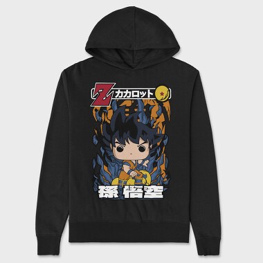 Funko Anime Dragon Ball Son Goku, Unisex Men's Hoodie