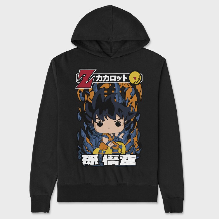 Funko Anime Dragon Ball Son Goku, Унисекс Мъжко Суичър