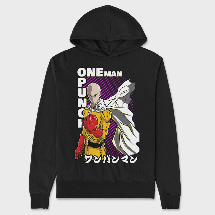 One Punch Man, Unisex Men's Hoodie