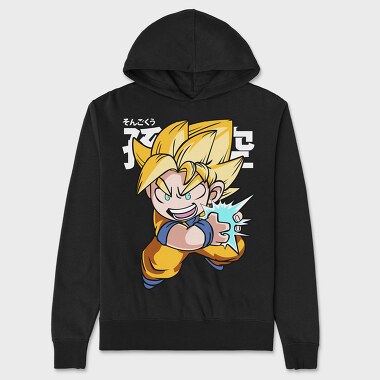 Funko Anime Son Goku Dragon Ball Z, Unisex Men's Hoodie