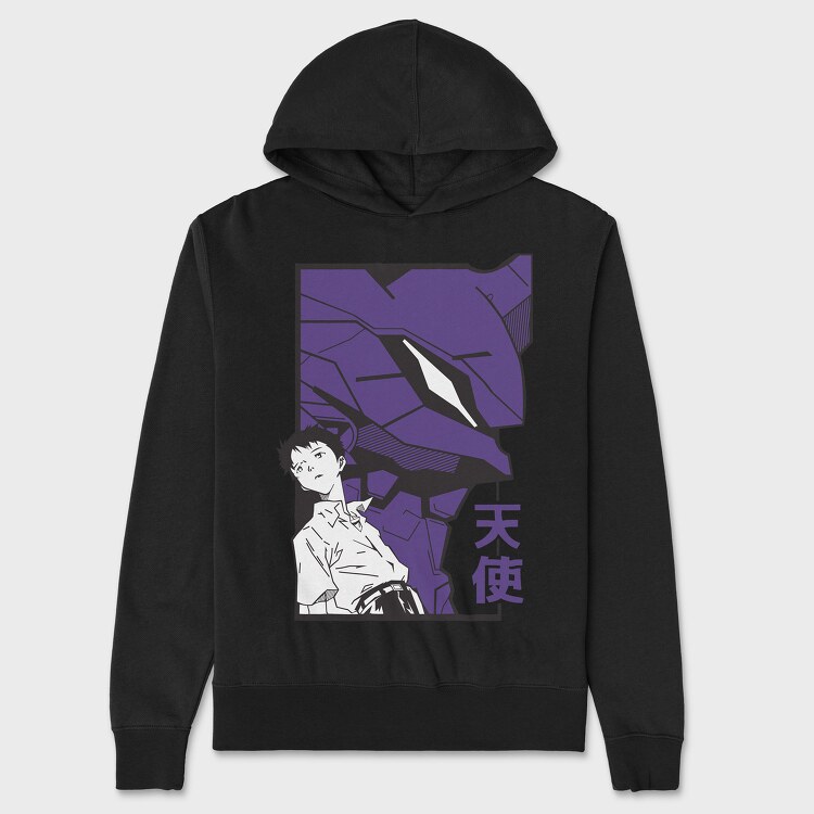 Neon Genesis Evangelion 9, Unisex Men's Hoodie