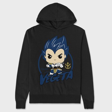 Funko Anime Vegeta Drangon Ball Z, Unisex Men's Hoodie