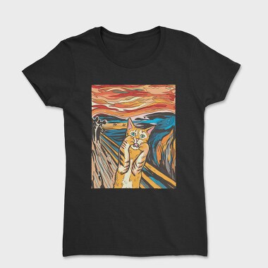 Cat Munch Scream, Women's T-Shirt