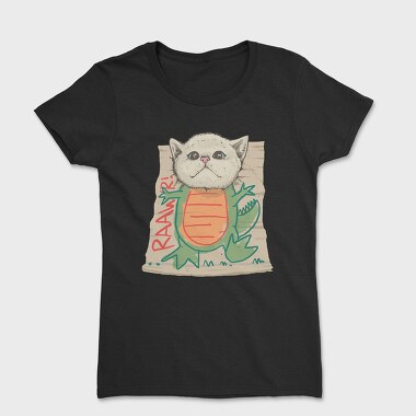 Dinosaur Cat, Women's T-Shirt