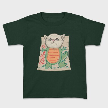 Dinosaur Cat, Kids' T-Shirt