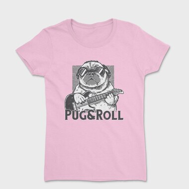 Pug And Roll, Women's T-Shirt
