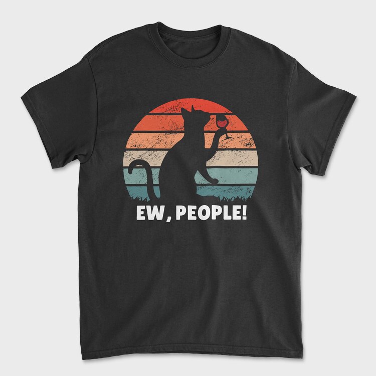 Ew, People Cat, Unisex Men's T-Shirt