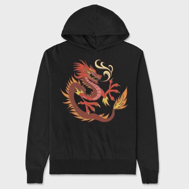 Dragon, Unisex Men's Hoodie