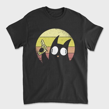 Pew Pew Cat, Unisex Men's T-Shirt