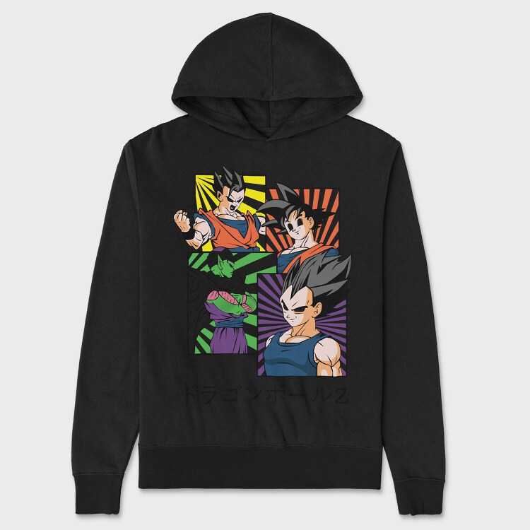 Dragon Ball Z 52, Унисекс Мъжко Суичър
