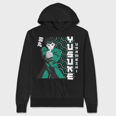 Yu Yu Hakusho 10, Unisex Men's Hoodie